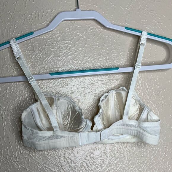 VS vintage mesh embroidered bra ivory - Picture 3 of 4